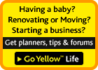 Free Baby, Business, Moving planners - Go Yellow