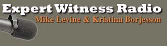 Expert Witness Radio with Mike Levine and Kristina Borjesson Logo